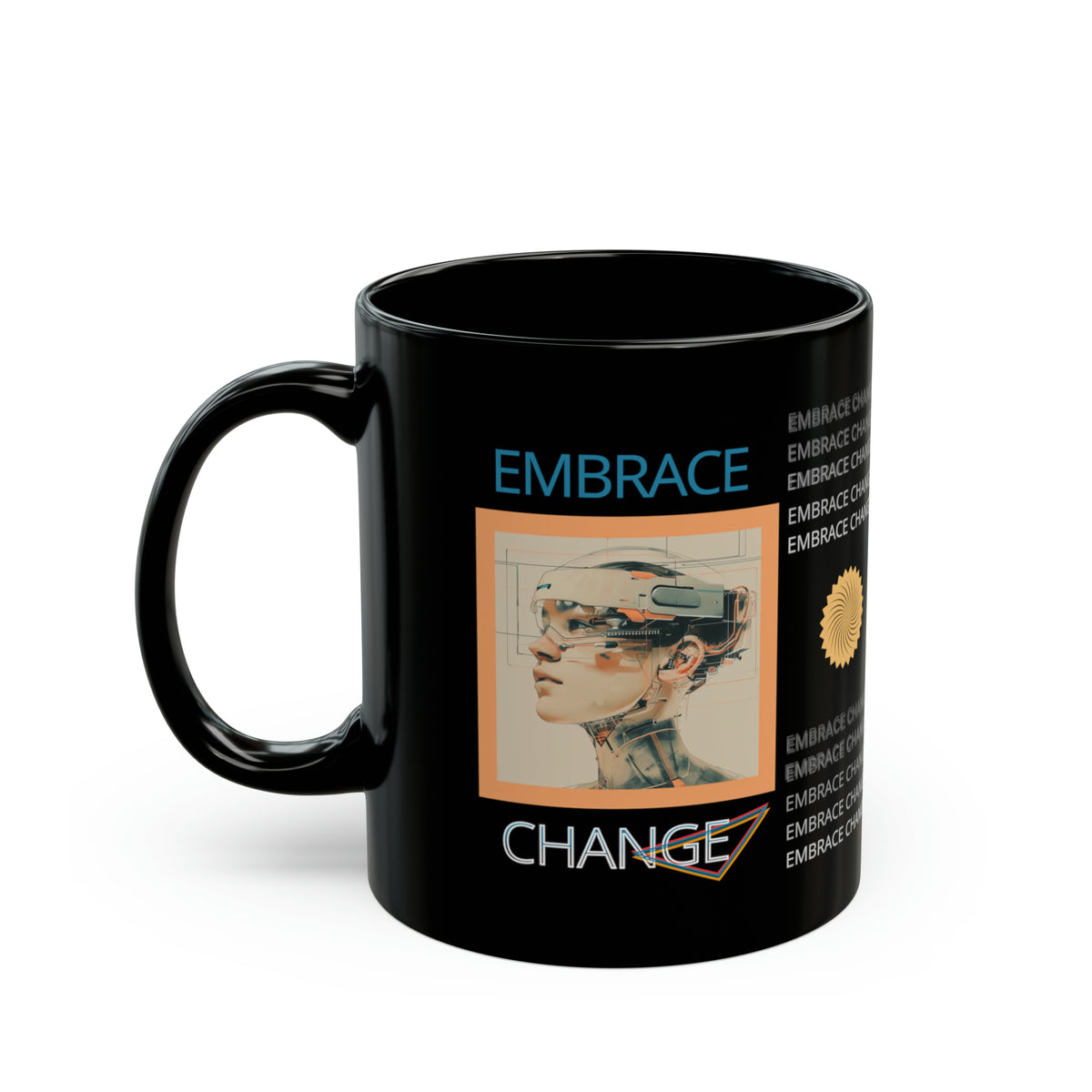 Embrace Change (Black Mug) - VibeNWavy